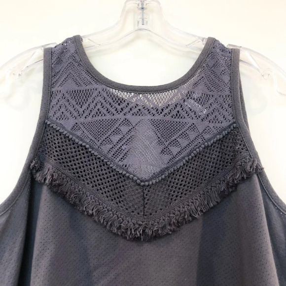 🍁Rip Curl Bohemian Open Back Lace Tank Top Small - Picture 3 of 8